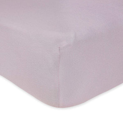 Burts Bees Fitted Crib Sheet, Soft Lavender