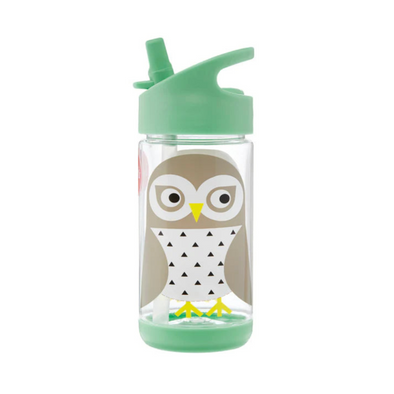 3 Sprouts Water Bottle, Owl