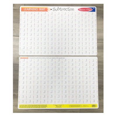 Learning Mat, Subtraction