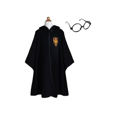 Great Pretenders Wizard Cloak With Glasses
