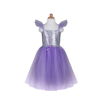 Great Pretenders Sequin Princess Dress Lilac