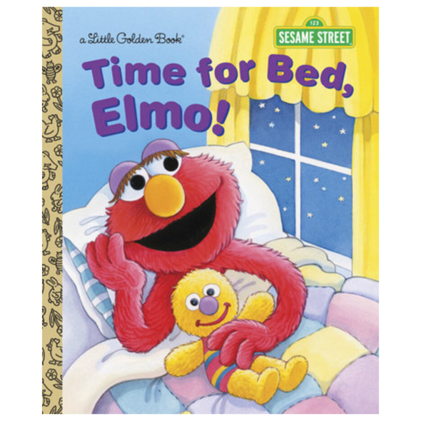 Little Golden Book Time For Bed, Elmo!