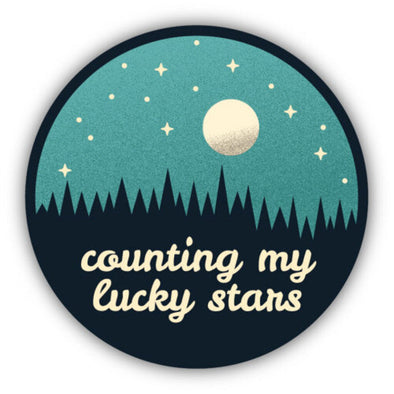 Counting My Lucky Stars Sticker