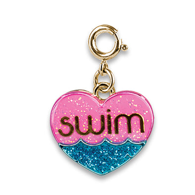 Charm It! Swim Heart Charm