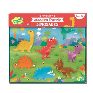 Peaceable Kingdom My First Wooden Puzzle Dinosaur