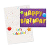 Gold Balloon Happy Birthday Card