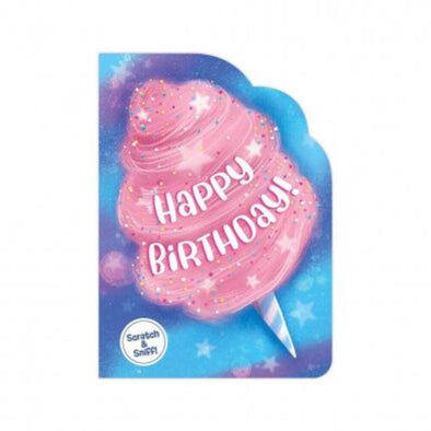 Cotton Candy Happy Birthday Card