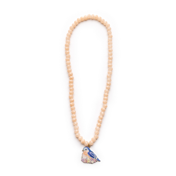 Great Pretenders Spring Bluebird Necklace