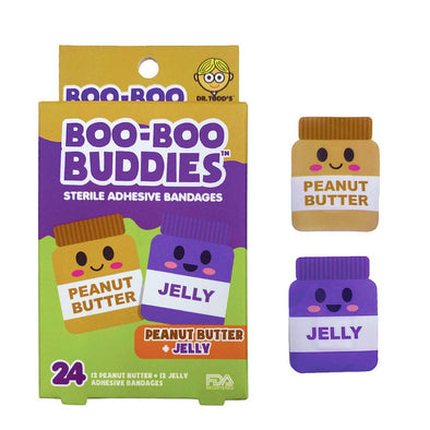 Boo Boo Buddies Bandages, Peanut Butter & Jelly