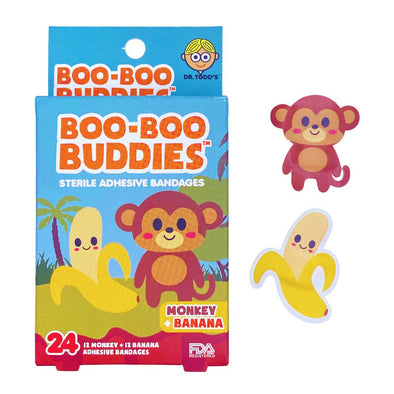 Boo Boo Buddies Bandages, Monkey & Banana