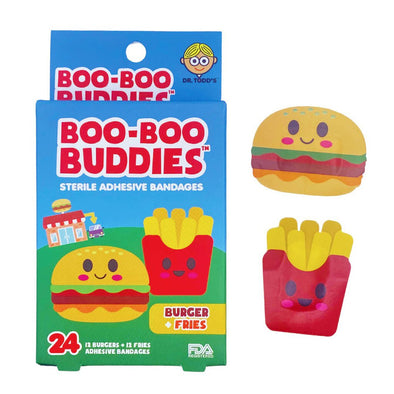 Boo Boo Buddies Bandages, Burger & Fries