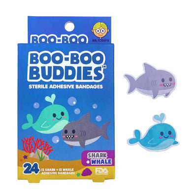 Boo Boo Buddies Bandages, Shark & Whale
