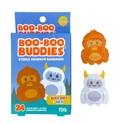 Boo Boo Buddies Bandages, Big Foot & Yeti
