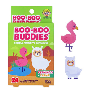Boo Boo Buddies Bandages, Flamingo & Llama